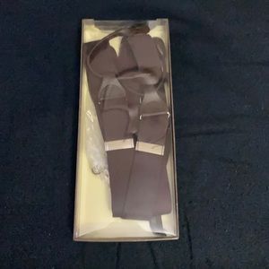 NWT Trafalgar Burgundy Suspender Set